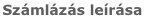 Számlázás leírása